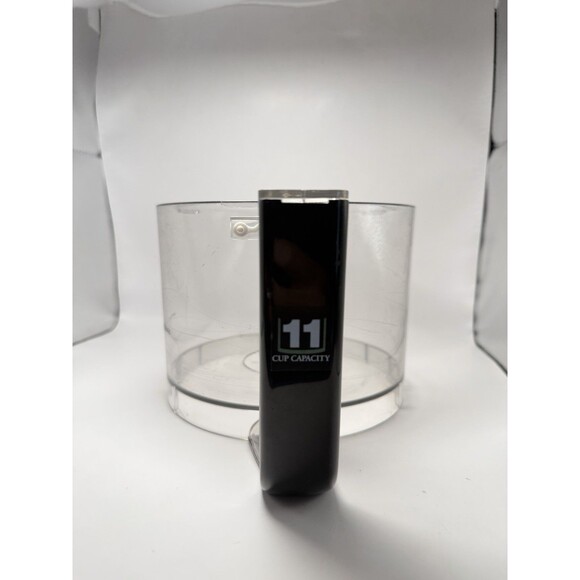 Cuisinart Prep 11 Plus Food Processor Work Bowl DLC-2011-WBN Clear Black Handle - Picture 2 of 3